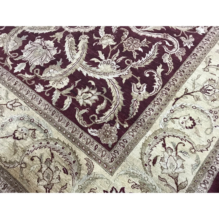 Bokara Rug Co., Inc. HandKnotted HighQuality Red and Gold Area Rug Wayfair Canada